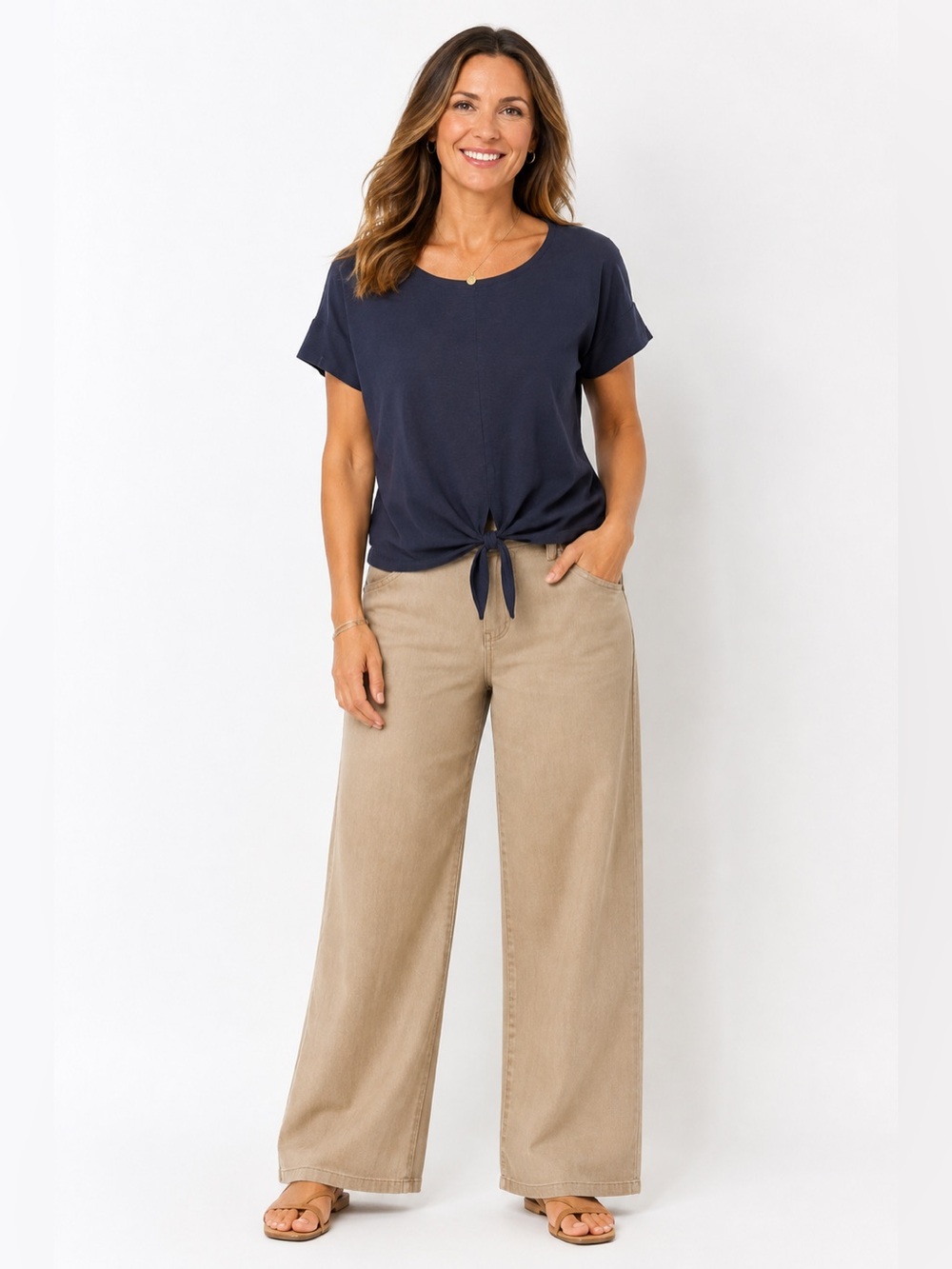 Talbots blouse linen blend size medium
